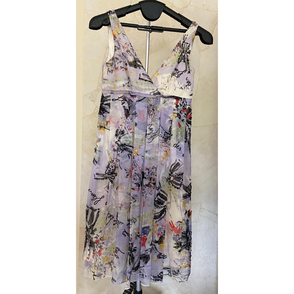 NWT DVF Le Bal Des Fleurs Hand-Beaded Silk Dress 6